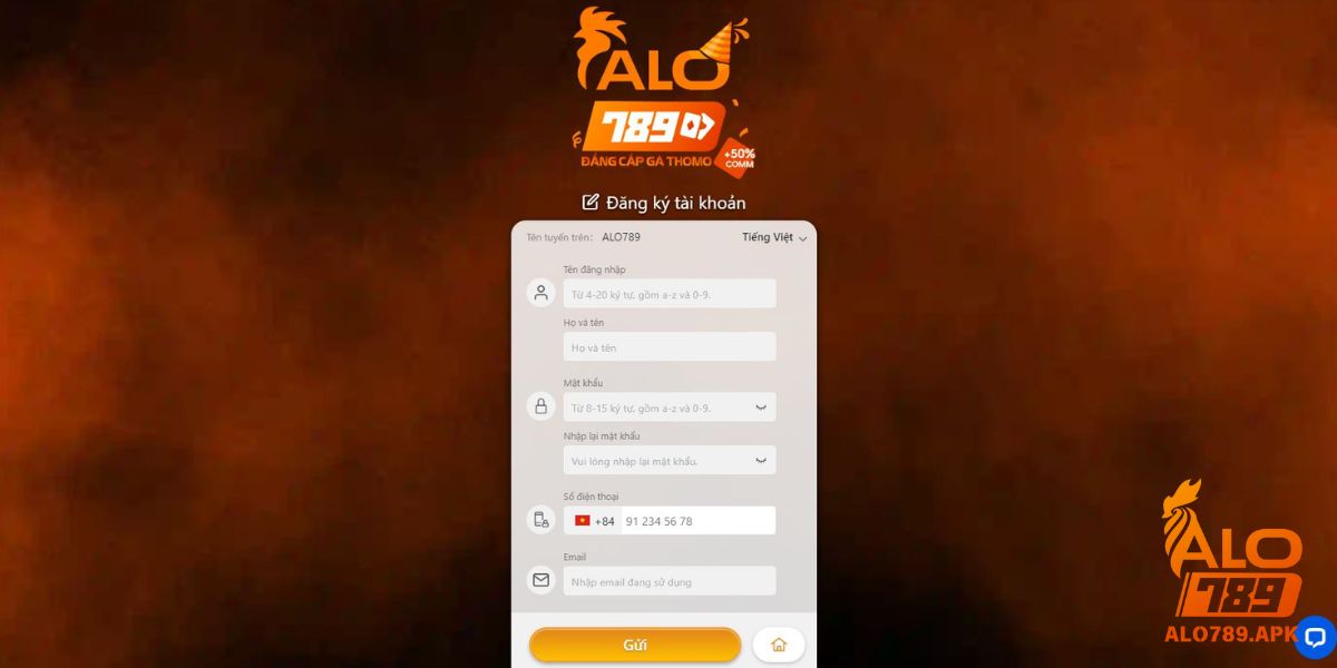 Đăng ký Alo789 ở trang web giả mạo